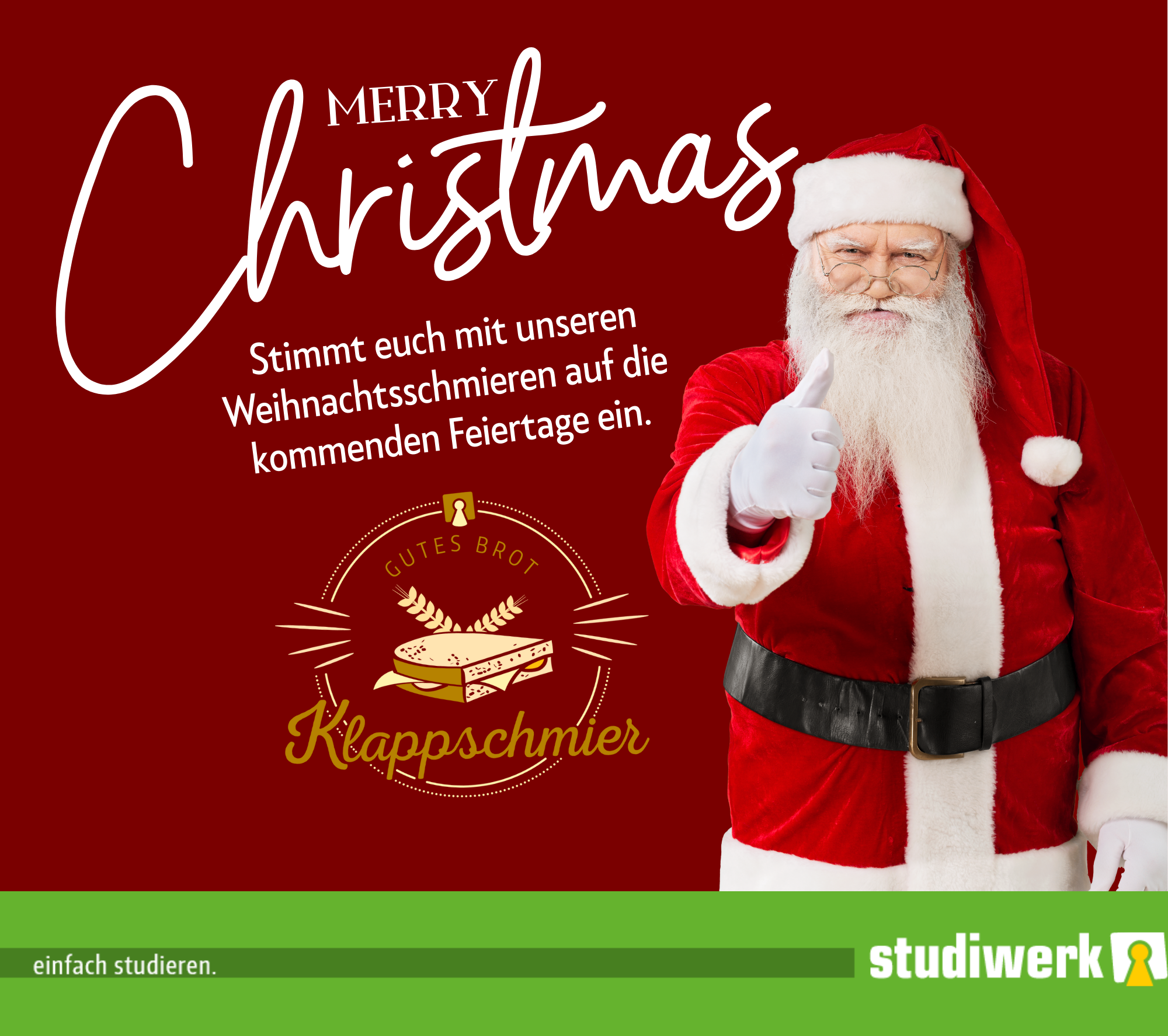 Foto: It's Christmas Time - auch in unseren Klappschmieren