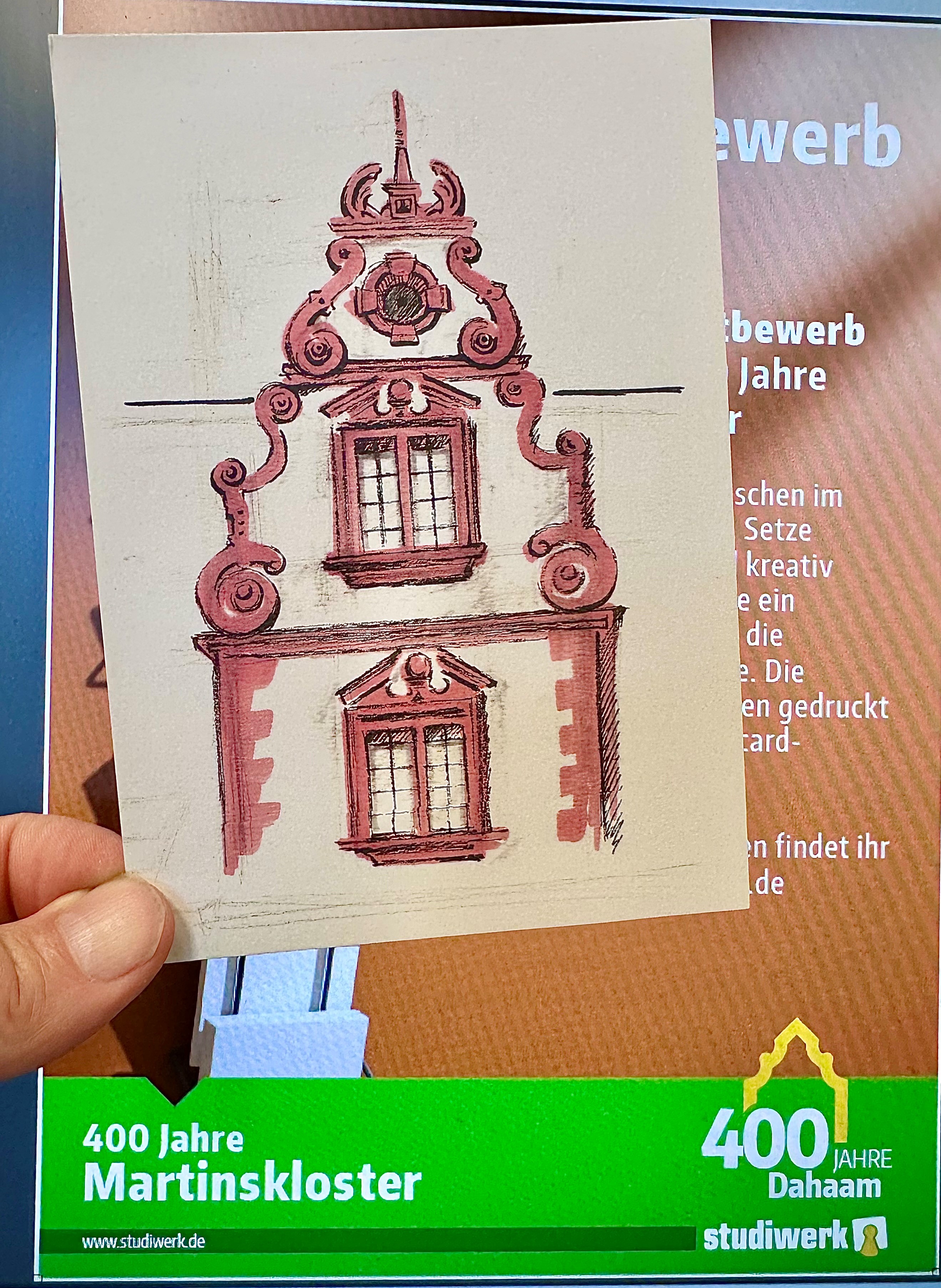Foto: Kreativwettbewerb "400 Jahre Martinskloster - Die FreeCard"
