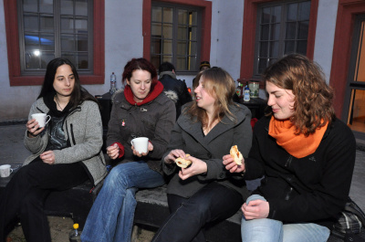 Grillabend in der Wohnanlage Martinskloster